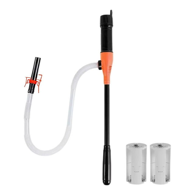 Portable Power Battery Pump,Battery Powered Siphon Fuel Transfer Pump with 2 Adapters,Electric Fuel/Water Transfer Pump,Portable Fuel Transfer Pump for Gas,Fuel,Diesel,Water Transfer