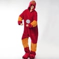 thumbnail image 4 of Pijama de Anime de Iron Man para hombre y mujer, ropa de dormir de franela de superhéroe, disfraz de Kugurumi, para invierno, 4 of 4