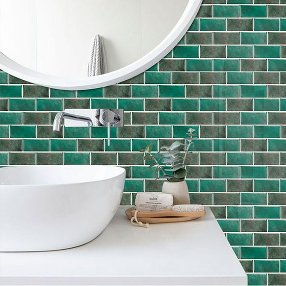 Affordablo 2025 Peel And Stick Backsplash Clearance Imitation Wall Tile Stickers Household Waterproof Pvc Tile Stickers Self Adhesive Living Room Dining Room Decorative Wall Stickers