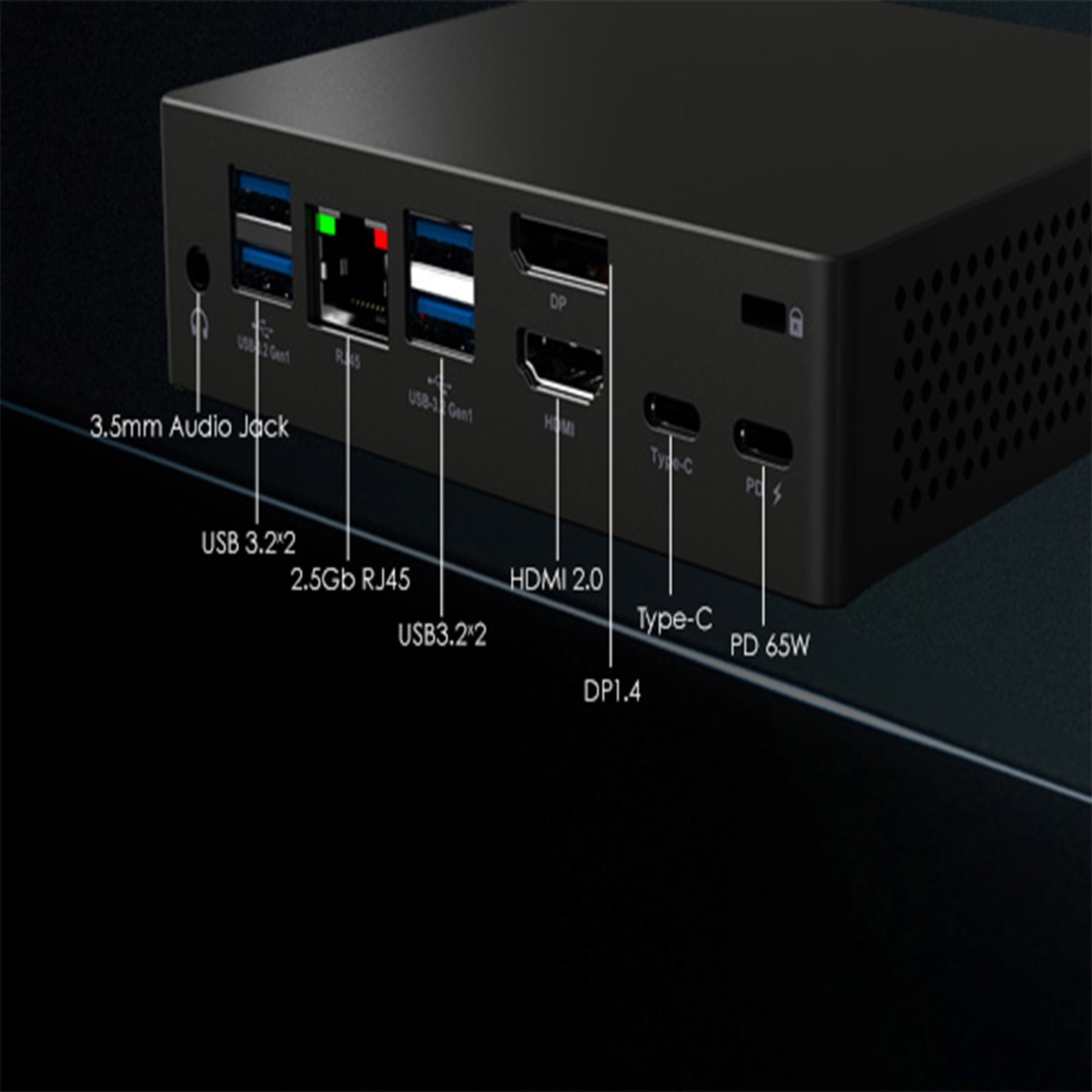 BRE NUC C06E Mini Pc,Intel N100Mini Desktop Computer, 16GB RAM, 512GB SSD, Black