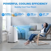 Air Choice 14000 BTU Portable Air Conditioner with Heat, White