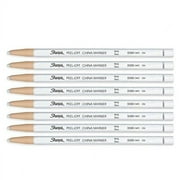 Peel-Off China Marker 164T White, 8 Markers Per Order (02060)
