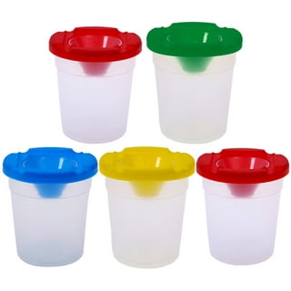 10pcs Paint Cups With Lids For Kids, Spill Proof Learning Color Cups For  Artist