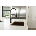 thumbnail image 5 of Miseno MNO500DFB Galleria Pre-Rinse Kitchen Faucet with Multi-Flow Spray Head in Black, 5 of 7