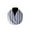 Grey, variant on Cotton Blend Infinity Scarf 1 Inch Wide Stripes Print