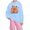 Blue, variant on Toddler Girl Graphic Hoodie Cute Print Pullover Lightweight Long Sleeve Loose Fit Casual Outerwear Pullovers Tops Size 4-5T ,White