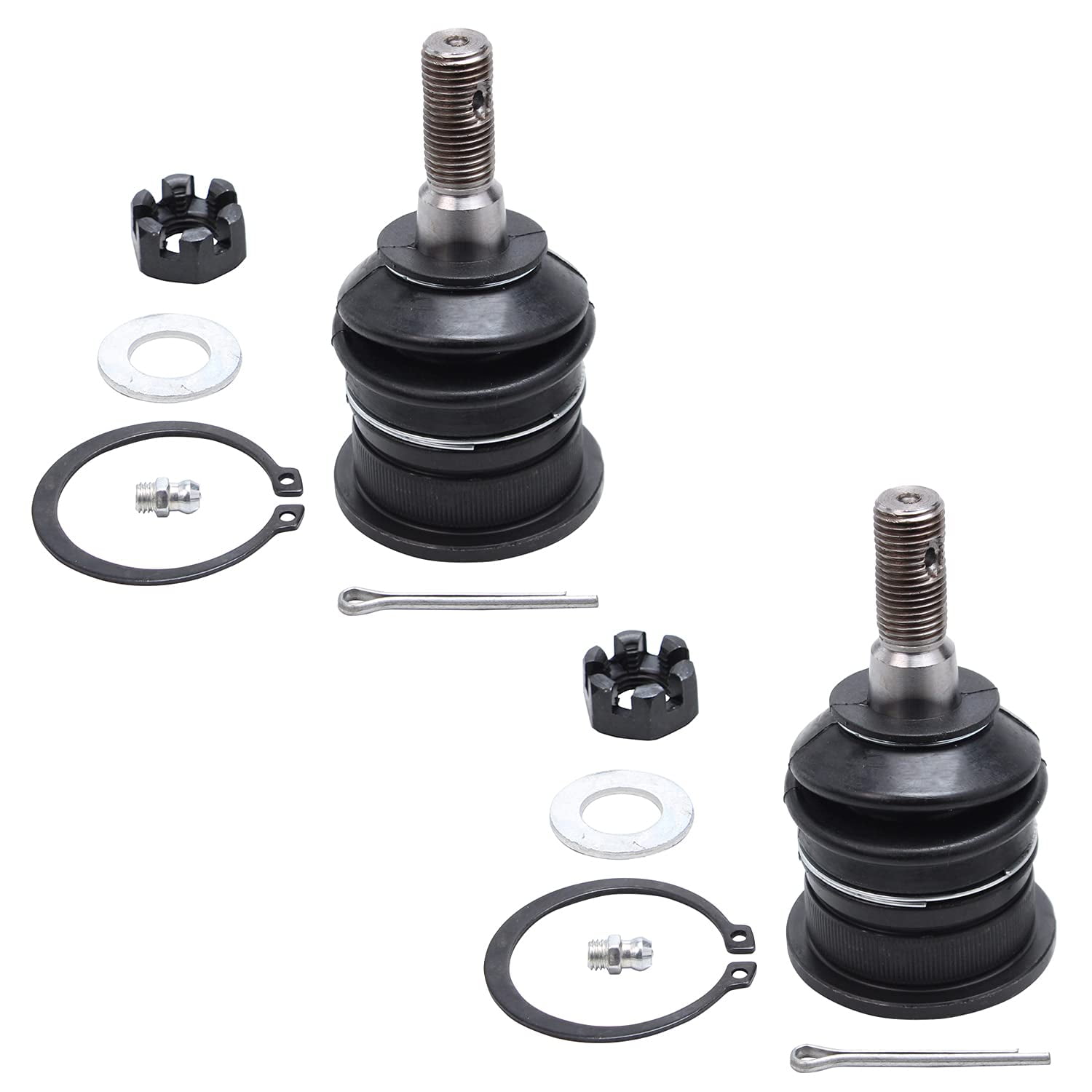 Detroit Axle - 4 Front Ball Joints for 2006-2012 Dodge Ram 1500 2007 2008 2009 2010 2011 Upper & Lower Ball Joints Replacement