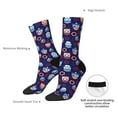 thumbnail image 4 of KLL pirate owls and boats Print Cool Socks Men's Women's Crew Socks Funny Crazy Novelty Stockings, 4 of 6