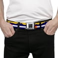 thumbnail image 3 of Buckle-Down Belt, Seatbelt Buckle Belt, Colorado Flag Mountain Silhouette Yellow, Youth 22 to 32 Inches, 3 of 9