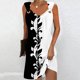 thumbnail image 1 of Puntoco Vestidos Mujer Verano Impreso Cuello Redondo Casual Sin Mangas Vestido De Tirantes, 1 of 4