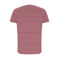 thumbnail image 4 of Mujeres de Manga Corta Tops Casual Cuello Redondo Impresión Blusa Poliéster Ligero Top, Camisa de las Señoras de la Moda para el Hogar Diario Y el Uso Cómodo, 4 of 9