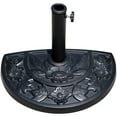 thumbnail image 4 of Polytrends Isle Half Round Outdoor Patio Umbrella Base Stand, 4 of 5