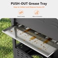 thumbnail image 6 of Giantfurnni 4-Burner Propane Gas Grill with Side Burner, Stainless Steel Outdoor BBQ Grill, 6 of 10