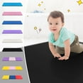 thumbnail image 4 of Spaco 6 x 2 FT Tri-Fold Gym Mat, Mat with Handles and Removable Zippered Cover, Folding Thick Exercise Mat for Tumbling, Black, 4 of 8