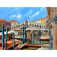 thumbnail image 3 of Borelli, Guido 24x19 Black Modern Framed Museum Art Print Titled - Rialto DallAltro Lato, 3 of 5
