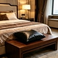 thumbnail image 4 of Elegant Faux Leather Pillow Cover Soft Decorative Cushion Case For Sofa Bed Bedroom Living Room Hotel Office Dorm And Everyday Home Decoration, 4 of 6