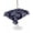 Dark Blue, variant on Outdoor Tablecloth with Umbrella Hole for Patio/Picnic/Party/Camping, Country Giraffe Waterproof Table Cloth Round Cover Washable, Blue Vintage Animals Green Forest Tree (Dia 60")