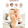 thumbnail image 2 of Pinky Toe Corrector, Soft Silicone Gel Bunion Pads with Anti-Slip Strap, 2 of 5