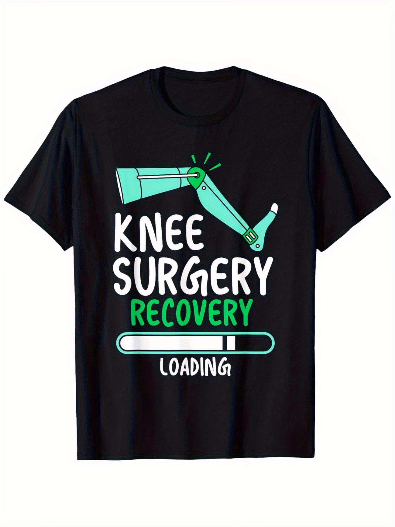 thumbnail image 1 of Summer Men's Casual Black Short Sleeved T-shirt, Suitable for Parties and Outdoor Sports, 1 of 5