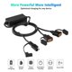 thumbnail image 4 of Kit de cargador USB rápido para motocicleta Adaptador SAE a USB dual con fusible en línea 10A Ehuebsd Accesorios para autos y motos, 4 of 9