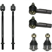Detroit Axle - Complete 6-Piece Front Suspension Kit for Nissan Maxima & Infiniti I30- Both (2) Lower Ball Joints, Both (2) Outer Tie Rods, Both (2) Front Sway Bar Links