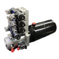 thumbnail image 6 of 12 VDC Hydraulic Power Unit 2.6hp 2KW 3.66 GPM - 1167 PSI Max. 8 liter tank with 3 station valve stack, 6 of 7