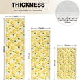 thumbnail image 4 of Yellow Lemon Fruit Leaves Beige Pattern Kitchen Rugs Sets Of 3,Kitchen Runner Rugs Non Skid Washable,Decorative Kitchen Floor Mats for Kitchen,Sink,Laundry,17"x30"+ 17"x47" + 17"x59", 4 of 6