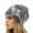 Gray, variant on Levmjia Women Printed Beanie Hat Stretchy Lightweight Soft Cap Indoor Rest Outdoor Walking Sports Travel Daily Casual Leisure