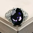 thumbnail image 5 of HOOUN 925 Silver Rings Women Cubic Zirconia Fashion Wedding Engagement Jewelry Sz 6-10-Style_26-9, 5 of 5
