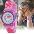 thumbnail image 4 of Reloj de dibujos animados para niños BuyWeekMX reloj de pulsera PVC funcionalidad inteligente, 4 of 9