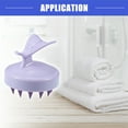 thumbnail image 2 of Vocoste Scalp Massager Hair Care Scalp Scrubber Women's Scalp Brush Shower Hair Massager for Deep Clean Purple, 2 of 7