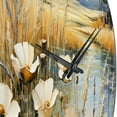 thumbnail image 4 of Designart "Meadow Timeless Beauty painting" Landscapes Oversized Wall Clock, 4 of 5