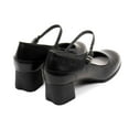 thumbnail image 5 of CAMPER Womens Black Padded Katie Block Heel Buckle Leather Mary Jane 40, 5 of 7