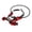 Red, variant on BOKYAN Ring Harness for Blind Dog Blue S Pet Anti Collision Ring Adjustable Bumper Guards Guiding Device Easy Fixation for Blind Pets 4-10kg (14.17 inches / 36.00 cm)