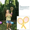 thumbnail image 3 of Badminton Practice Racket Set Random Color ABS 2pcs Tennis 2pcs Badminton, 3 of 6