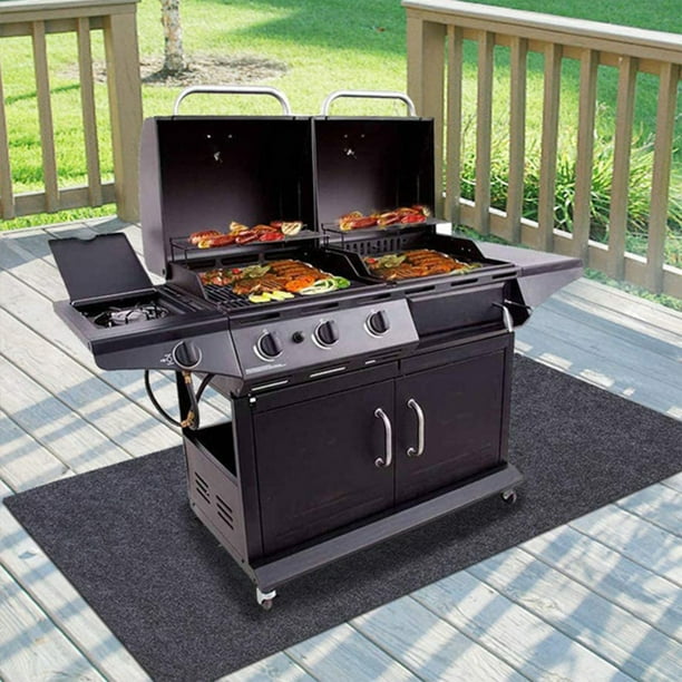 Aparatos de cocina, accesorios, utensilios, alfombrillas para parrilla, equipo para asar a gas y parrilla, tela absorbente, lavable y reutilizable, ideal para terrazas y patios, contra salpicaduras de