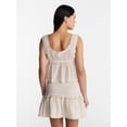 thumbnail image 3 of No Boundaries Woven Smocked Top and Skirt Set, 2 Piece, Women’s XXS-XXL, 3 of 6
