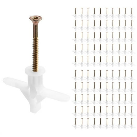 100 x Wall Expansion Nail-White
