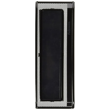 - Mesh Partition Additions Name Plate (7703201), Print text or graphics for display area; free templates available on fellowes.com By Fellowes