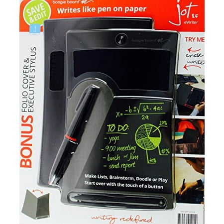 Boogie Board Jot 8.5 eWriter plus Bonus Folio Cover & Executive Stylus (Black)