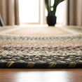 thumbnail image 3 of Safavieh Collection Tressée BRD308A Tapis de Campagne Fait Main Réversible, 4 x 6 Ovale, Multi, 3 of 5
