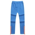 thumbnail image 2 of Richie House Girls' Solid Colored Knitting Pants with Zipper at Hem RH1520, 2 of 2