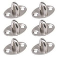 thumbnail image 1 of SHISUYAN Sturdy Stainless Steel Wall Hooks for Home Use Silver Color 6 Pieces 2.5 Inch, 1 of 9