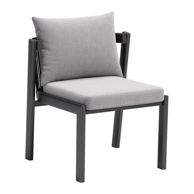 Silla de Comedor Exterior Kessa Muebles Horizon Gris 65 x 81 x 69 cm