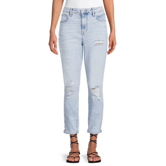 No Boundaries Juniors' Mom Jeans