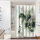 thumbnail image 2 of Cortina De Ducha Para Baño Con Estampado Abstracto De Plantas Y Flores, Cortina De Poliéster Impermeable Para Separar El Baño, Cortina De Puerta, 2 of 6