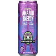 Sambazon Amazon Energy - Acai Berry - 12oz(Pack of 12)