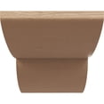 thumbnail image 2 of 6"W x 12"D x 6"H Wide Crestline Rough Cedar Woodgrain TimberThane Corbel, Primed Tan, 2 of 6