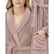 thumbnail image 3 of Bata larga de forro polar de peluche NY Threads Taupe XL, 3 of 6