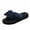 Navy, variant on Leozcaa Women's 3D Floral Flip Flops Elegant Appliques Beach Thongs Sandals Summer Flats Slide Shoes